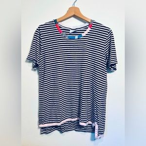Foil. Medium striped tshirt.